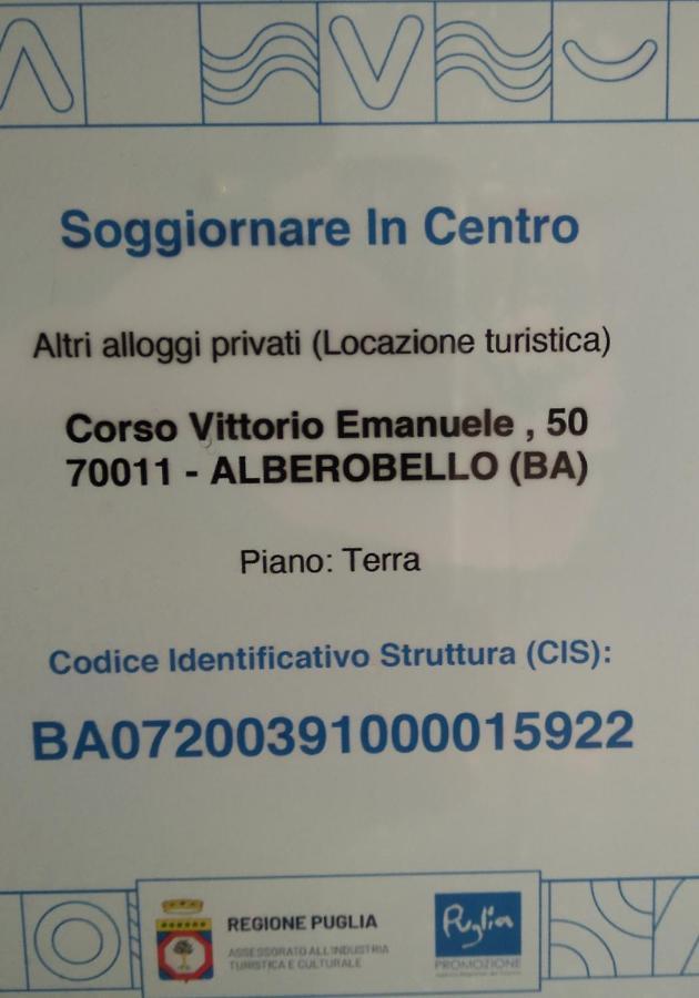 Ferienwohnung Soggiornare In Centro Alberobello Exterior foto